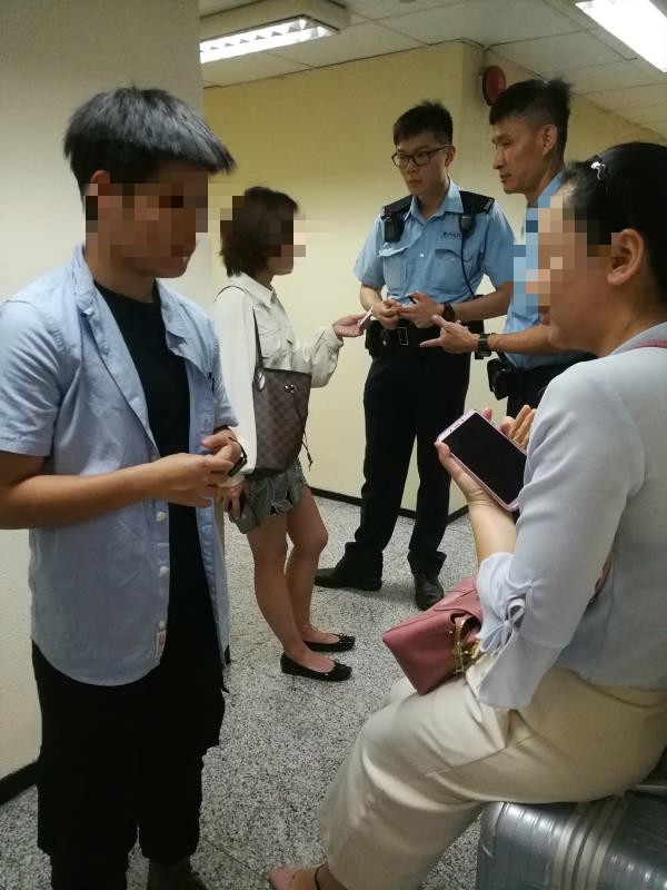 环亚体检佐敦店现场。受访者供图