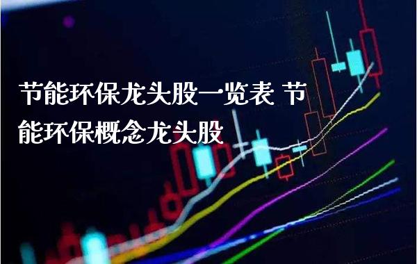 龙头概念环保股票_环保概念龙头股票_龙头概念环保股票代码