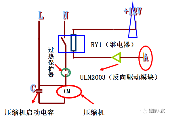 绿色空调器单片机控制电路原理与维修图说_空调的单片机原理_单片机空调